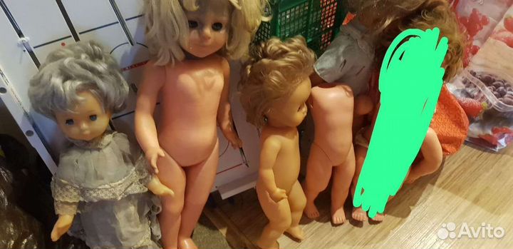 Редкие куклы СССР гдр, 45-70см