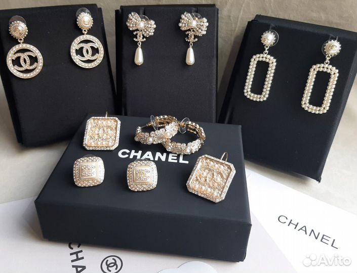 Серьги Chanel
