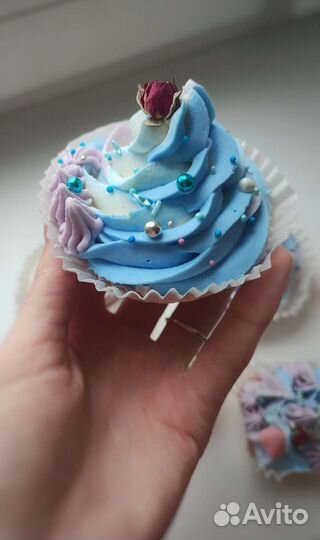 Натуральное взбитое мыло-пирожное