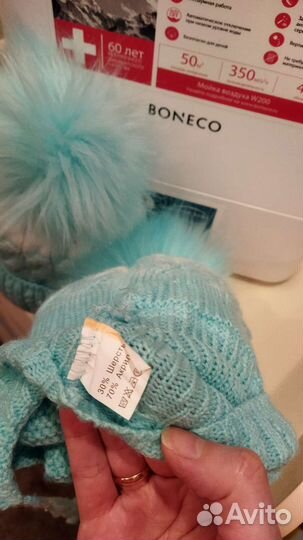 Шапка для девочки для двойняшек