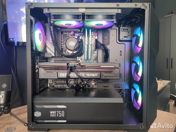 Игровой пк ryzen 7 7800x3d + 4070 ti