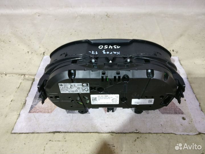 Шкода Карок 2017- Панель приборов 13450