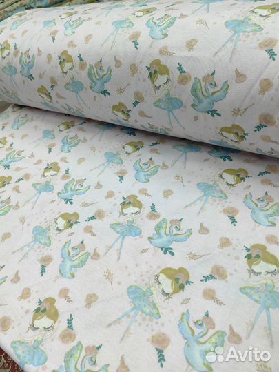 Ткань фланель детская