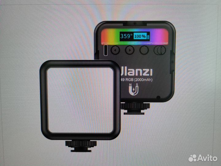 Свет для съемки ulanzi vl49 rgb
