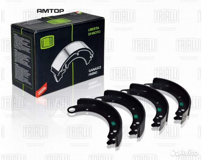 Trialli GF235 Колодки тормозные задние газ (4 шт.)