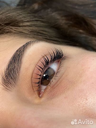 Брови, ламинирование ресниц