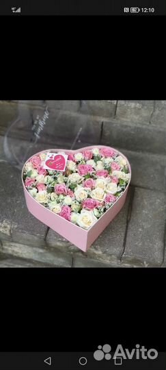 Розы в коробке