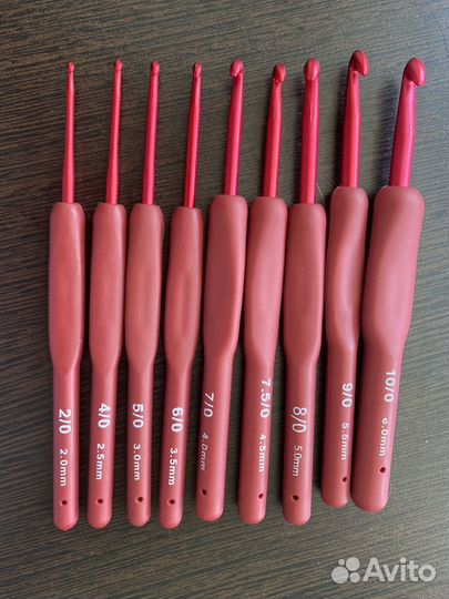 Крючок для вязания, набор из 9 штук