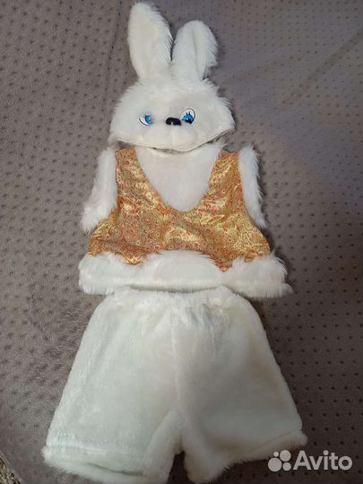 Новогодний костюм зайчика для мальчика 2,5-3 года