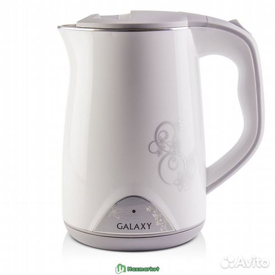Чайник электрический galaxy GL0301, белый