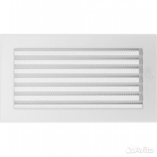 Решетка 17/30 (152 мм х 275 мм), белая c жалюзи