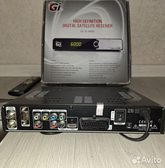 Спутниковый HD ресивер, GI S-3489