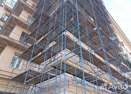 Леса строительные рамные. Аренда