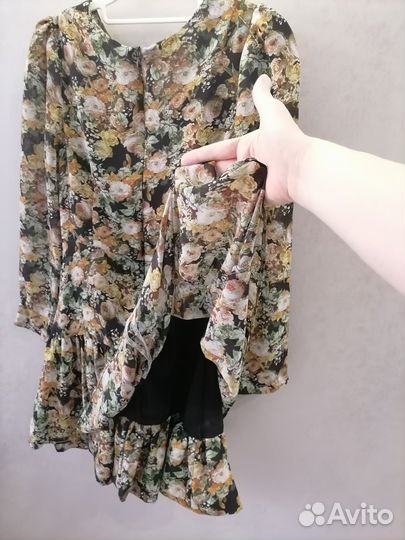 Платье шифоновое для девочки 150-158см бу