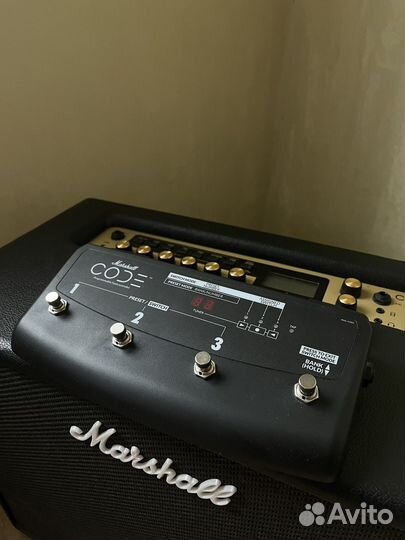 Комбоусилитель marshall code 50 + футсвитч