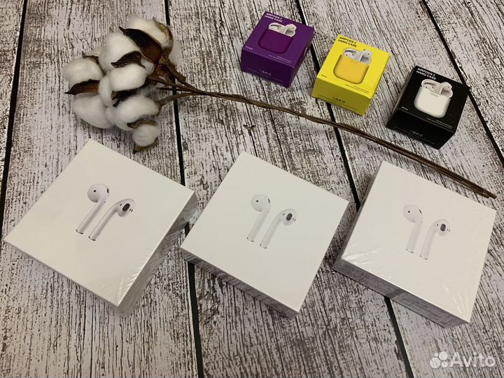 Airpods 2 premium + чехол