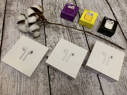 Airpods 2 premium + чехол