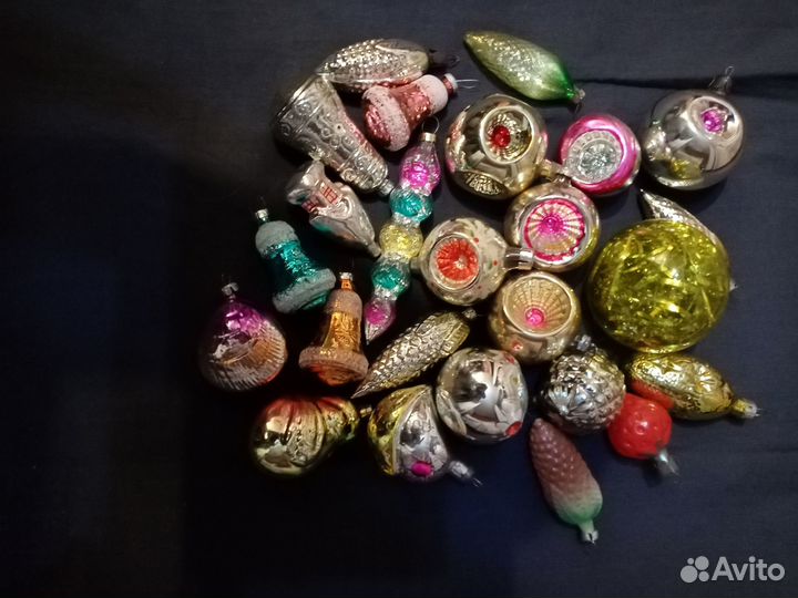 Елочные игрушки советские СССР