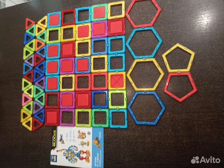 Магнитный конструктор 69 деталей