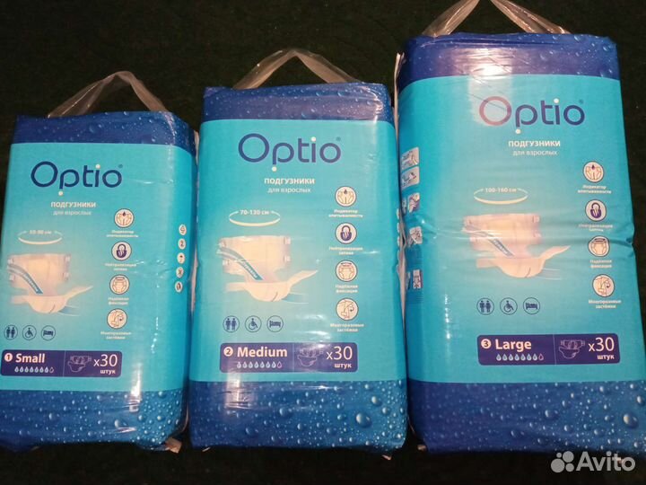 Подгузники для взрослых Оптио 30 шт, 14 шт