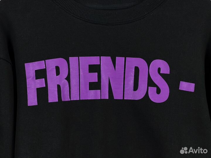Свитшот vlone Friends Black/Purple