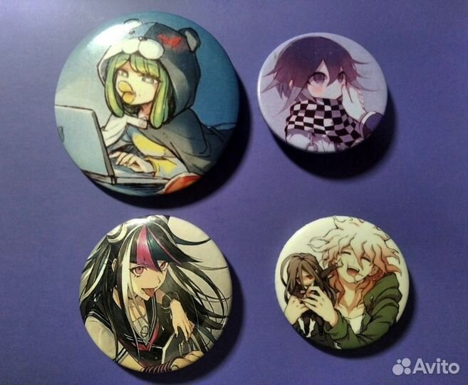 Значки с Danganronpa