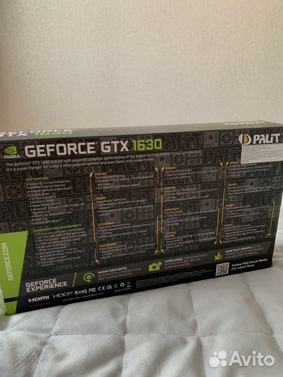 Видеокарта Palit nvidia GeForce GTX 1630