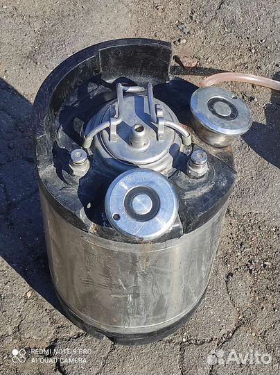 Бачок кега для промывки пивного оборудования