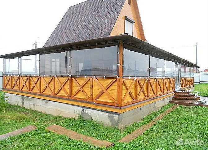 Мягкие окна для террасы, беседки, веранды под ключ