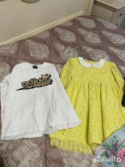 Пакет одежды на девочку, рост 128-140