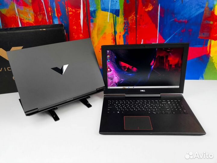 Ультрамощные игровые ноутбуки HP Victus, Dell