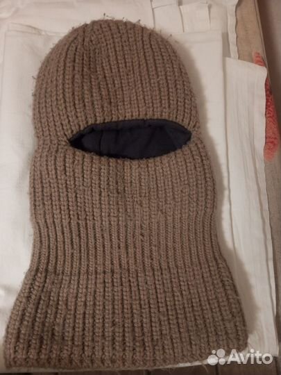 Шапка шлем зимняя