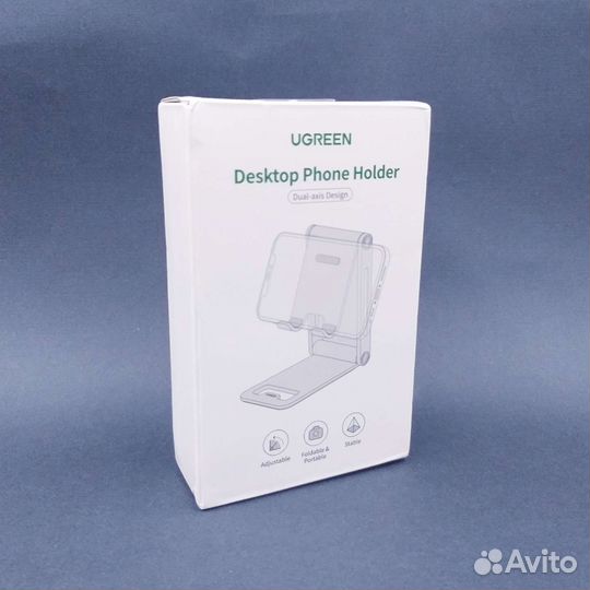 Ugreen алюминиевая подставка для телефона (новая)