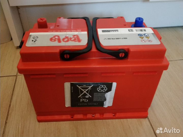 Аккумулятор автомобильный Topla 75Ачт