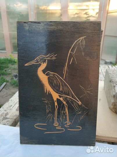 Картина по дереву 