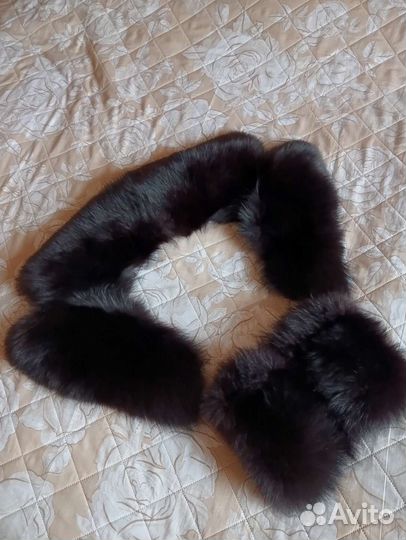 Воротник и манжеты песец