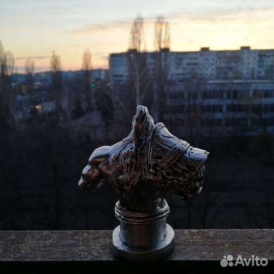 Статуэтка Орк Саурфанг из игры Warkraft. В металле