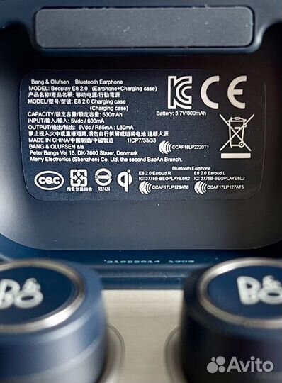Беспроводные наушники Bang&Olufsen Beoplay e8 2.0