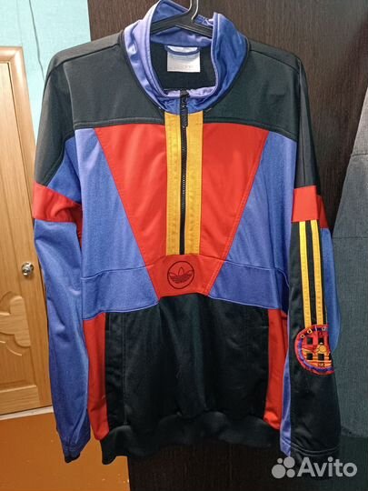 Винтажная олимпийка Adidas анорак