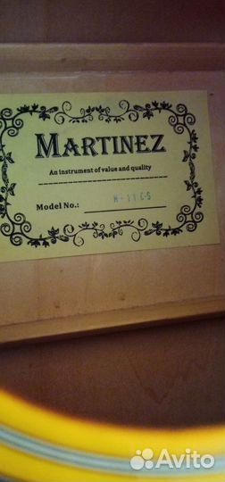 Гитара martinez w11cs