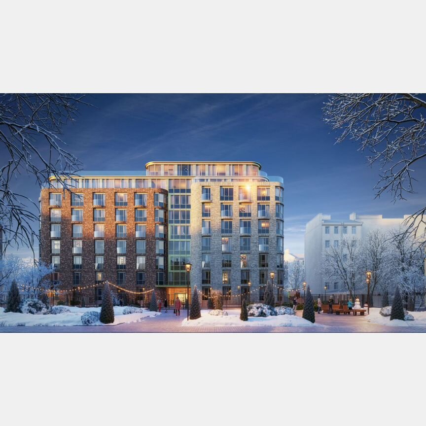 1-к. квартира, 67,1 м², 6/7 эт.