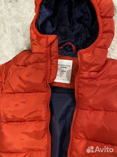 Куртка красная 74