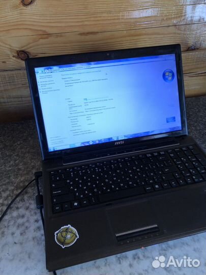 Ноутбук msi ms-16g5, i5, gt555m, 4Gb