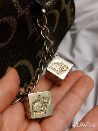 Сумка Dior кубики винтаж y2k монограмма