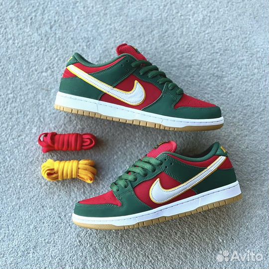 Nike dunk low seattle supersonics оригинал