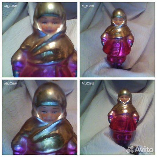 Елочные игрушки-прищепки СССР