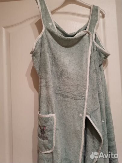 Халат + чалма для сауны, бани. Подарок