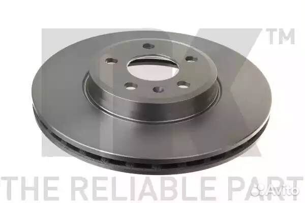 Диск тормозной audi A4 07/A5 07- передний D 314мм