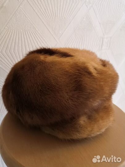 Шапка норковая женская