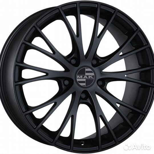 R19 5x130 8,5J ET48 D71,6 MAK Rennen Matt Black